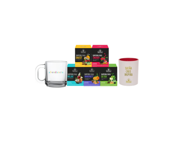 PACK SUPER BLENDS + MUG ABUNDANCIA