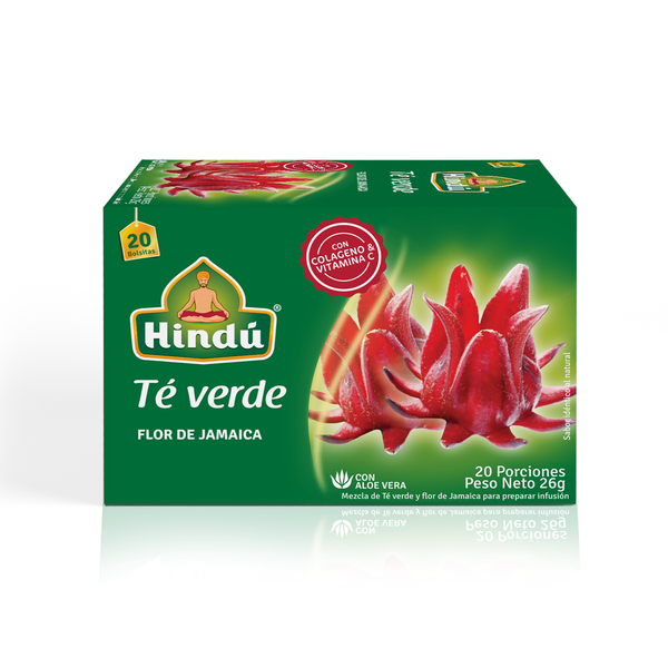 Té Verde Flor de Jamaica x20