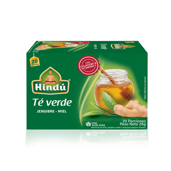 Té Verde Jengibre Miel x20