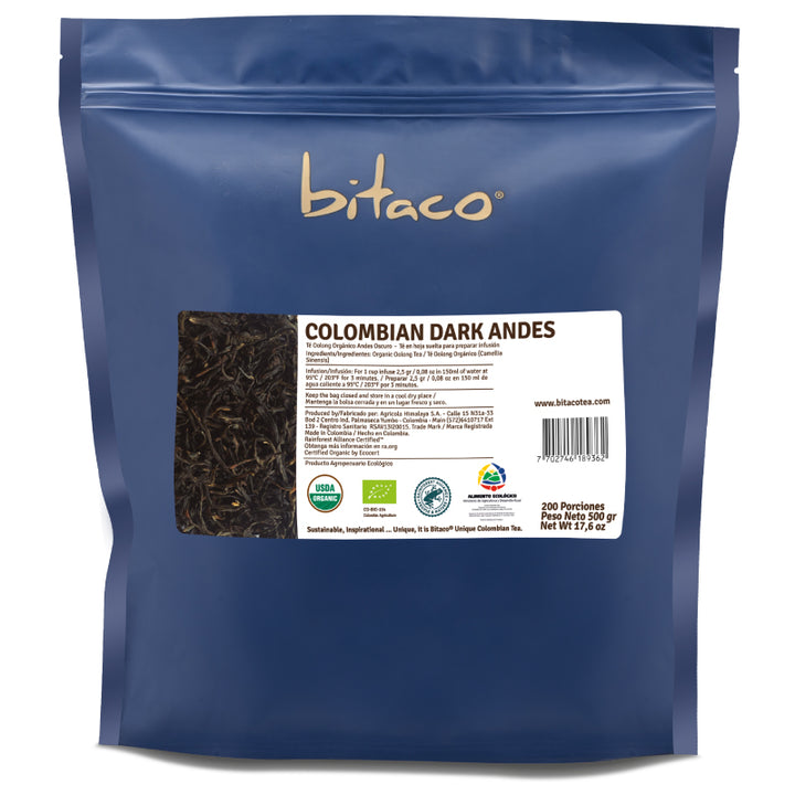 Té Oolong Orgánico Dark Andes x500gr