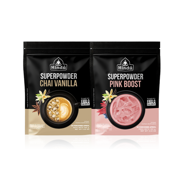 SUPERPODWER CHAI VAINILLA+ SUPERPODWER PINK