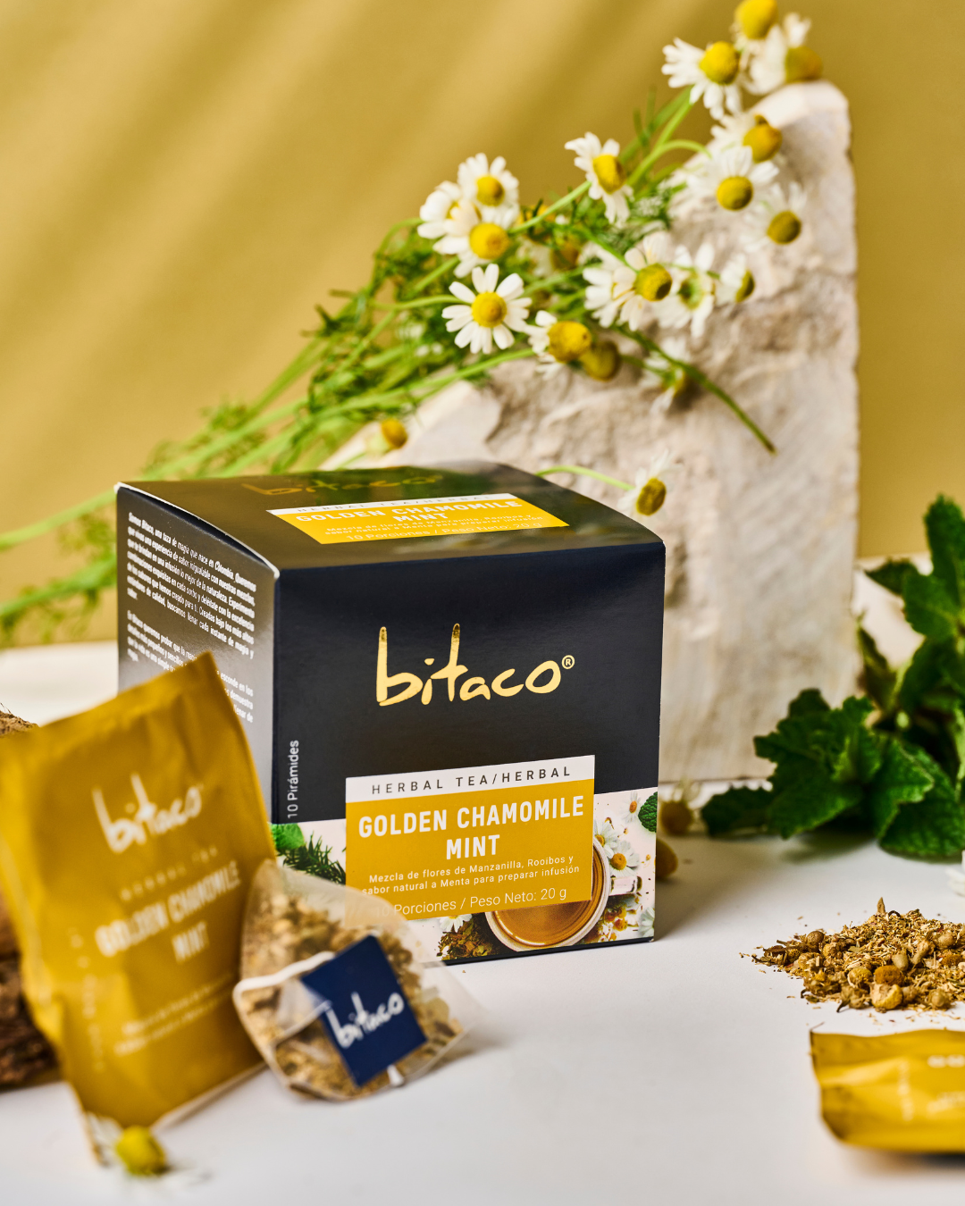 Bitaco Arómatica Chamomile Flower Mint Caja x10 – INSTANTE.SHOP