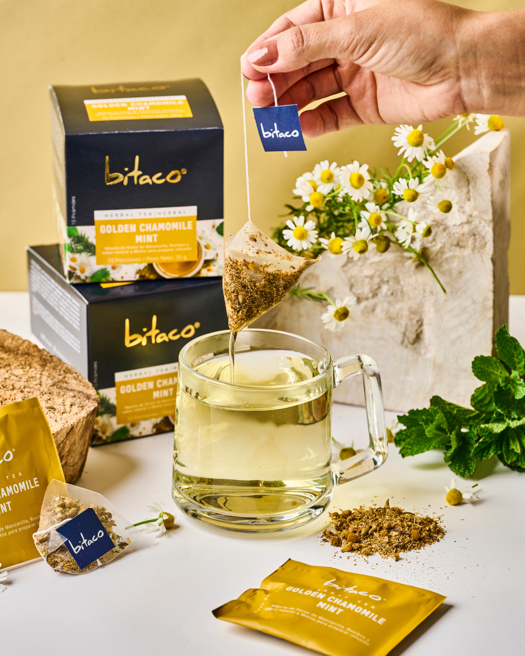 Bitaco Arómatica Chamomile Flower Mint Caja x10 – INSTANTE.SHOP