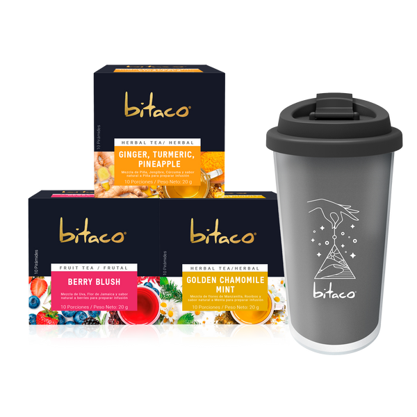 Pack Herbal y Frutal + Mug