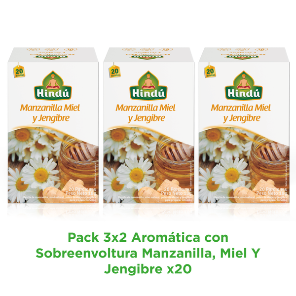 Aromatica Manzanilla, Miel Y Jengibre Pague 2 lleve 3