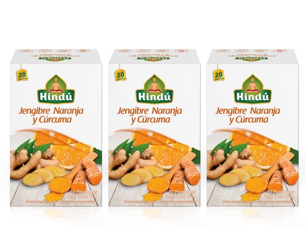 Aromatica Jengibre Naranja Curcuma Pague 2 lleve 3