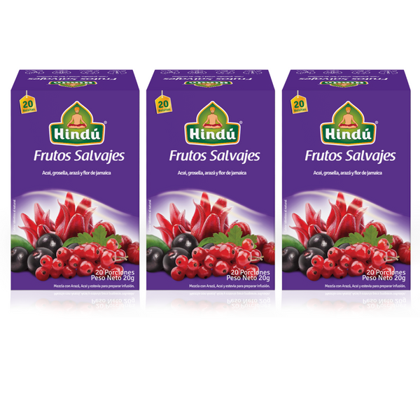 Hindu Pack Infusion Frutos Salvajes x20 Pague 2 lleve 3