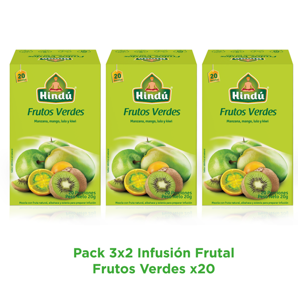 Infusión Frutos Verdes x20 Pague 2 lleve 3