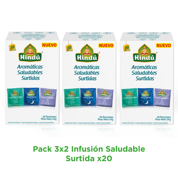 Infusion Saludable Surtida Pague 2 lleve 3