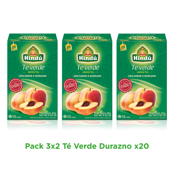 Te Verde Durazno Pague 2 lleve 3