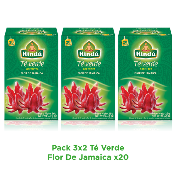 Te Verde Flor De Jamaica Pague 2 lleve 3