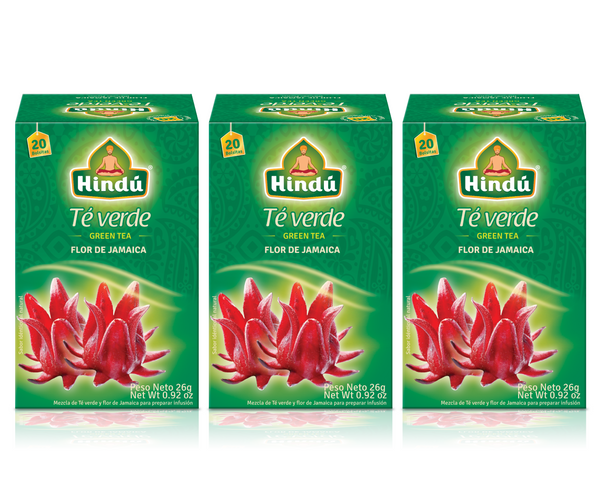 Te Verde Flor De Jamaica Pague 2 lleve 3