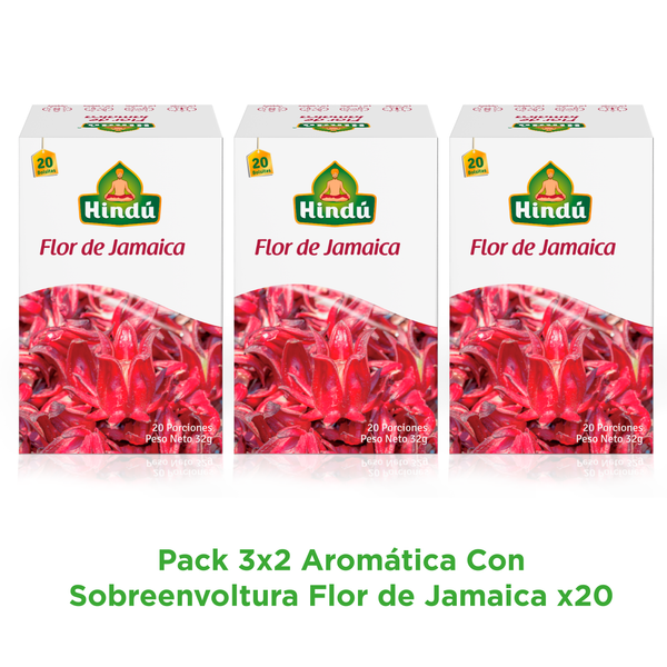 Aromatica Flor de Jamaica Pague 2 lleve 3