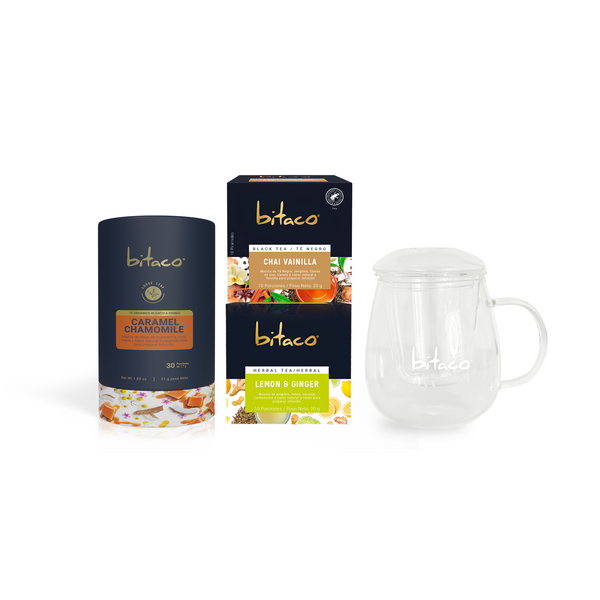 Pack bitaco Caramel + Taza infusora