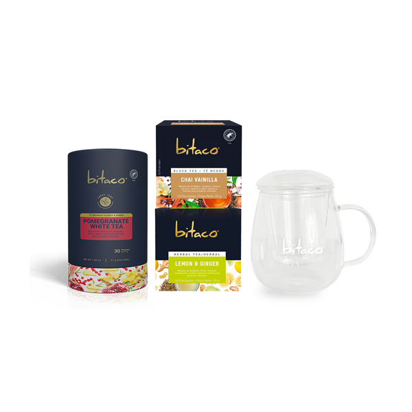 Pack bitaco Pomegranate + Taza infusora