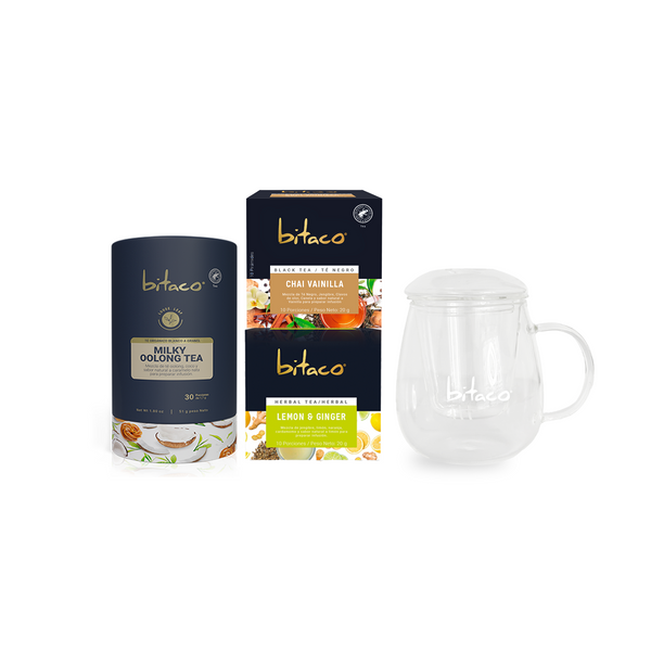 Pack Bitaco Milky Oolong + Taza infusora