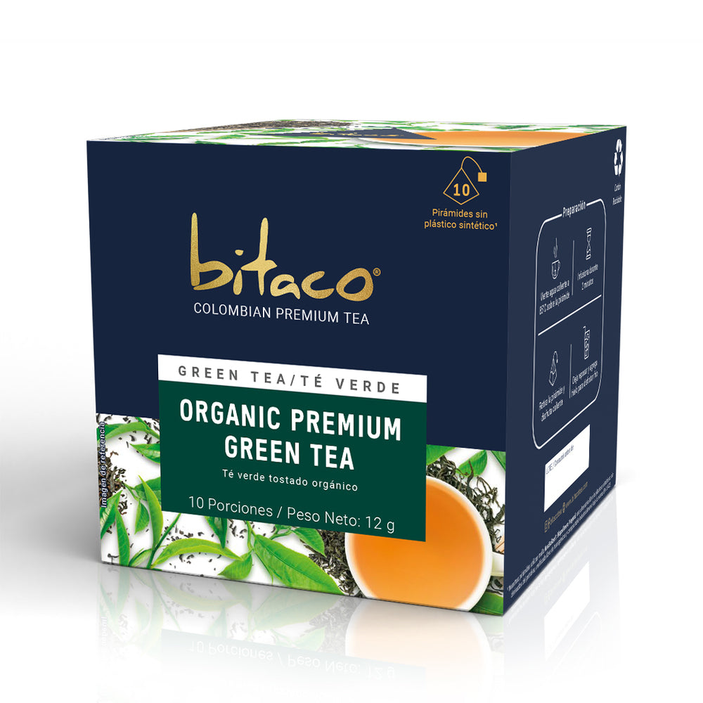 Bitaco Té Verde Organic Premium Caja x10 – INSTANTE.SHOP