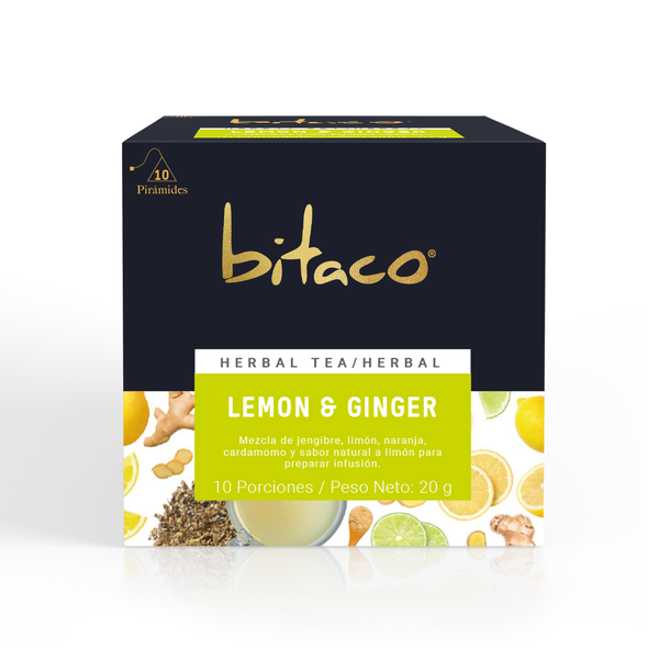 Bitaco Infusion Herbal Lemon & Ginger Caja x10
