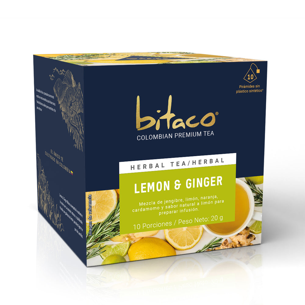 Bitaco Aromática Lemon & Ginger Caja x10 – INSTANTE.SHOP