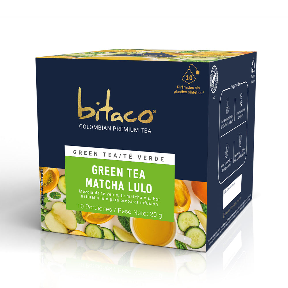 Bitaco Té Verde Matcha Lulo Caja x10 – INSTANTE.SHOP