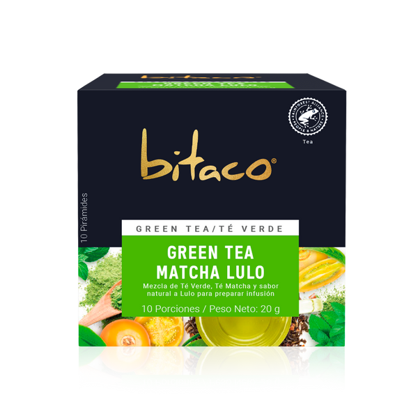 Bitaco Té Verde Matcha Lulo Caja x10