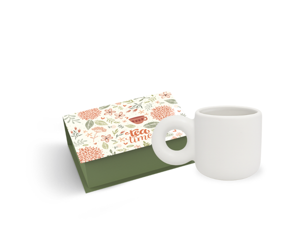 Hindu Caja Tea Time Flores x6 puestos