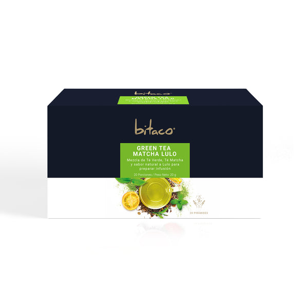 Bitaco Pack Te Verde Green tea Matcha Lulo x10